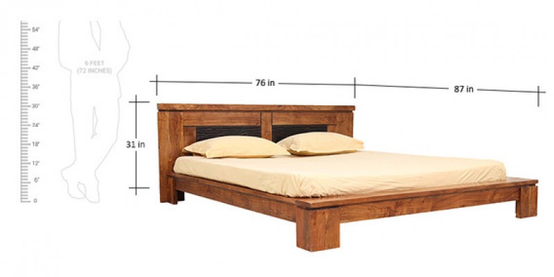 Egbert Leopold solid Wood Queen Bed